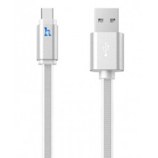 USB кабель серый 1.2м Type-C Hoco UPL12 Plus